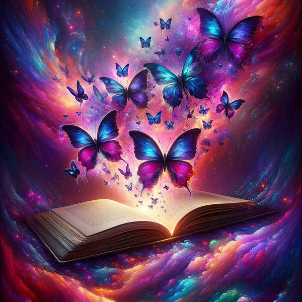 Paint by Numbers - Butterflies and Magic Book