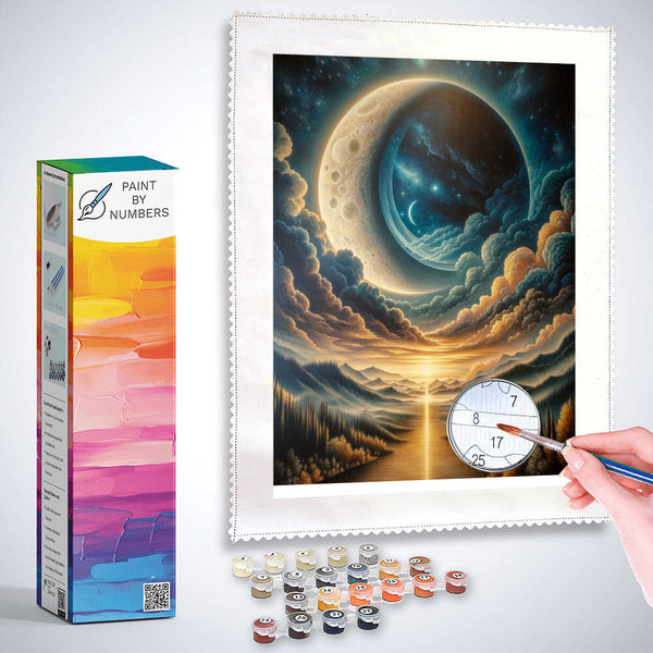 Paint by Numbers - Ripple Full Moon