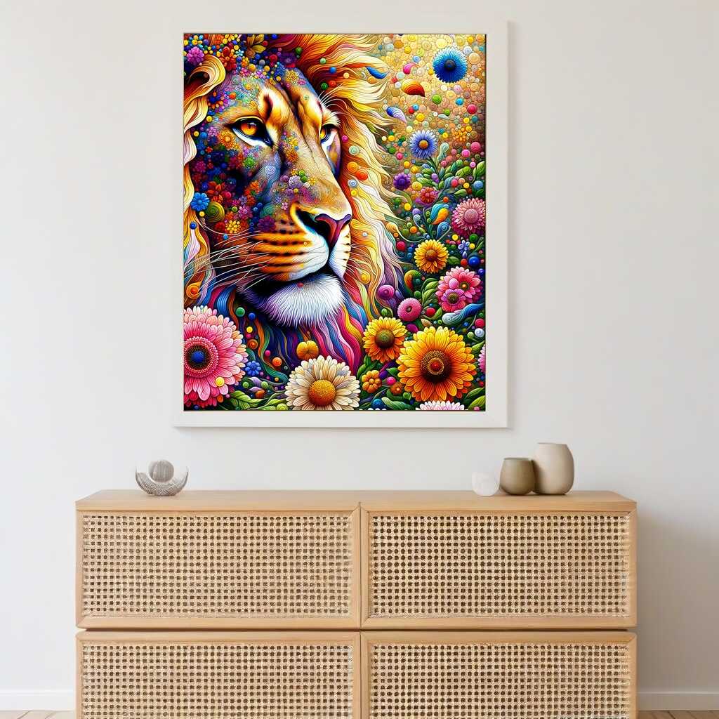 Paint by Numbers - Pretty lion