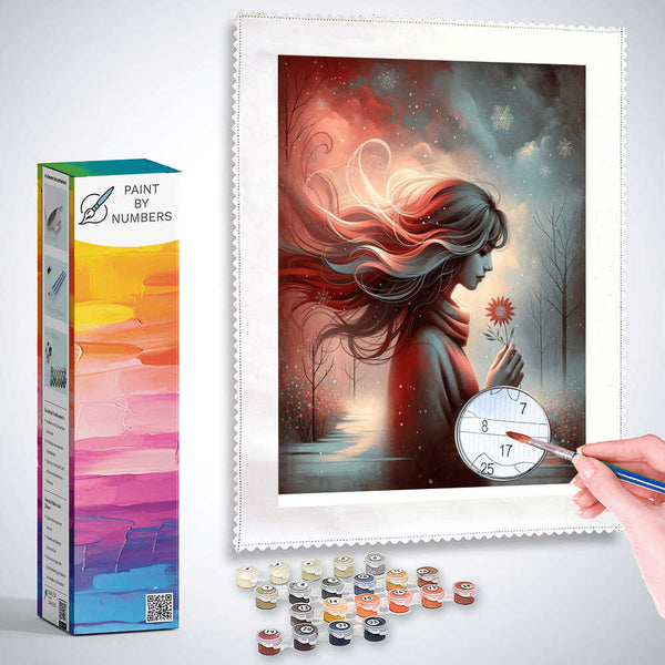 Paint by Numbers - Blowing hair
