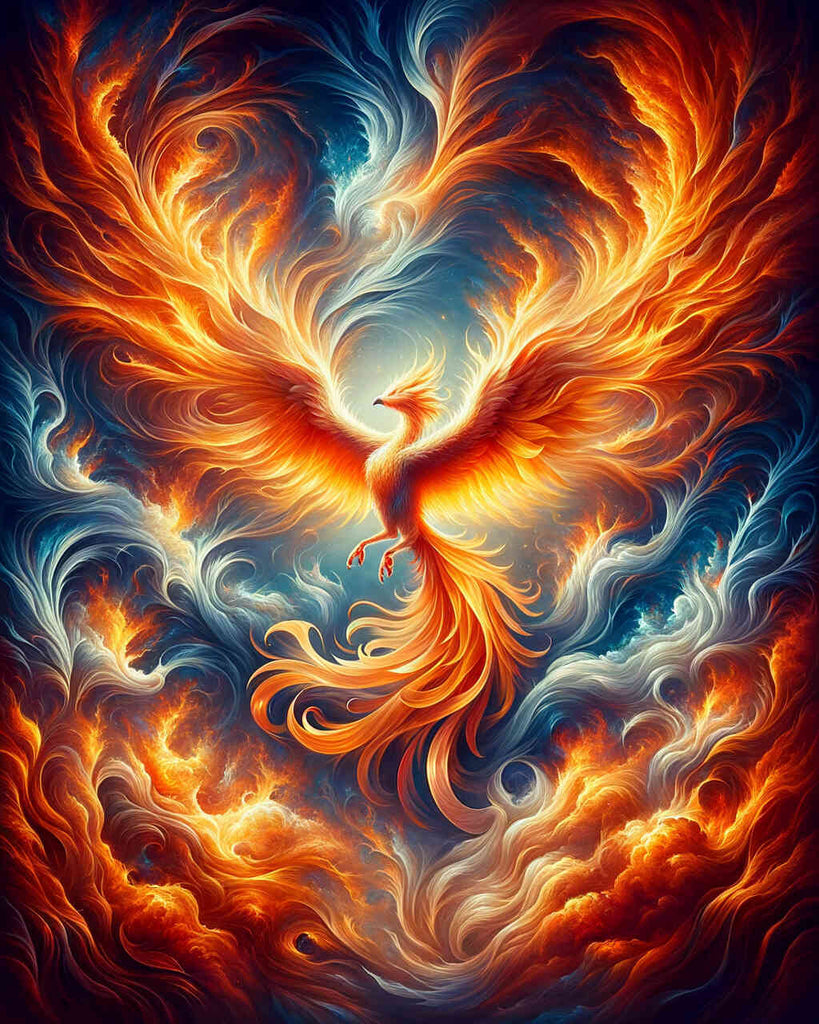 Phoenix, Fire - Paint by Numbers