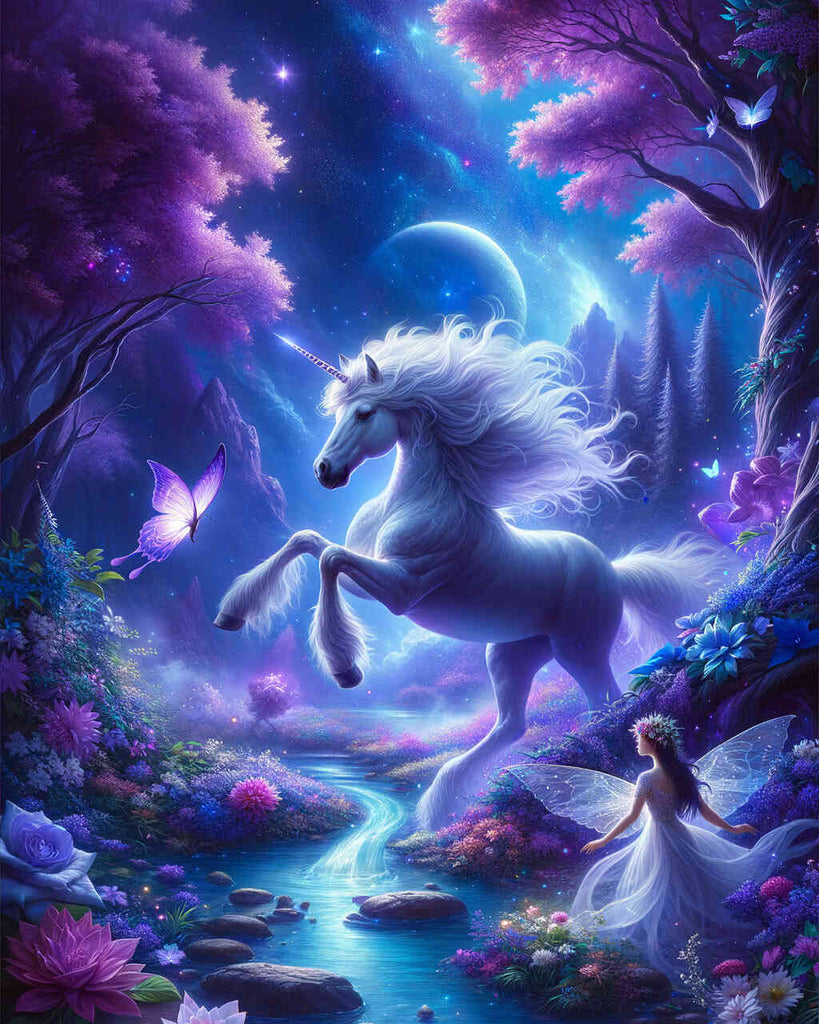 Paint by Numbers - Unicorn dream world