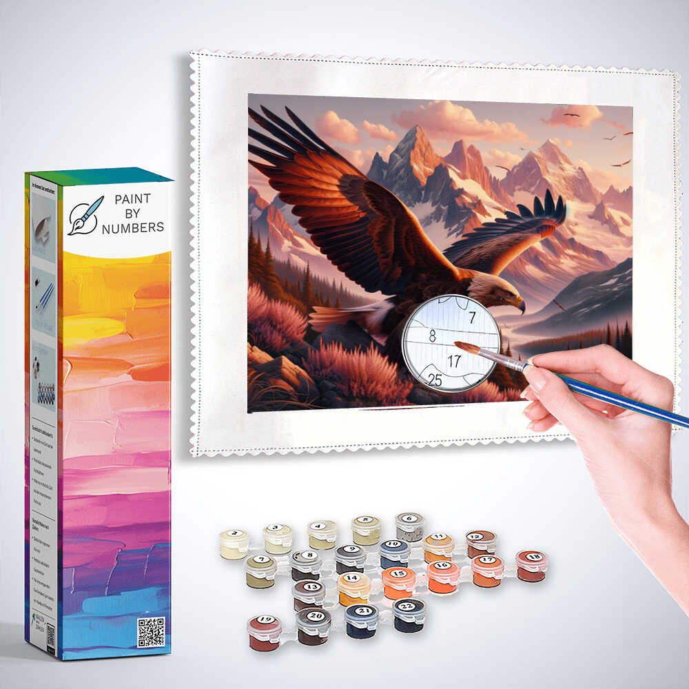 Paint by Numbers - Majestic eagle