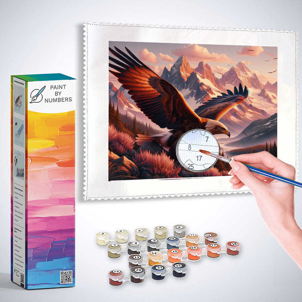 Paint by Numbers - Majestic eagle
