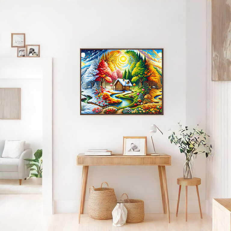 Four seasons - Paint by Numbers