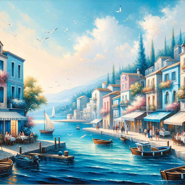 City by the sea - Paint by Numbers