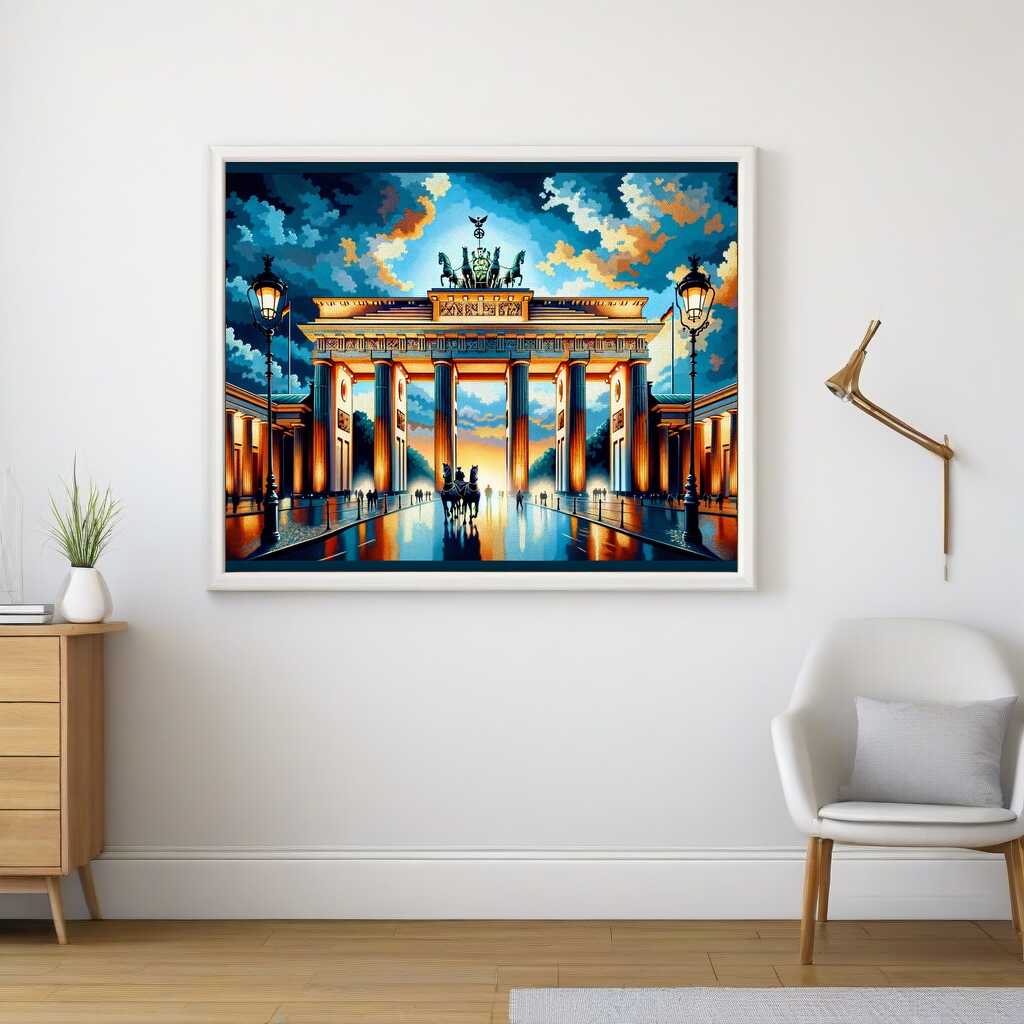 Paint by Numbers - Berlin Brandenburg Gate