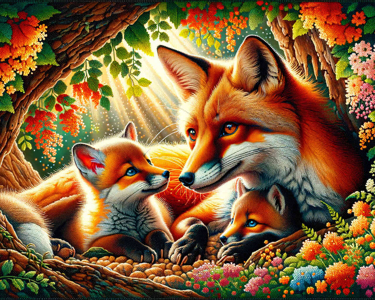 Paint by Numbers - Fox Mother