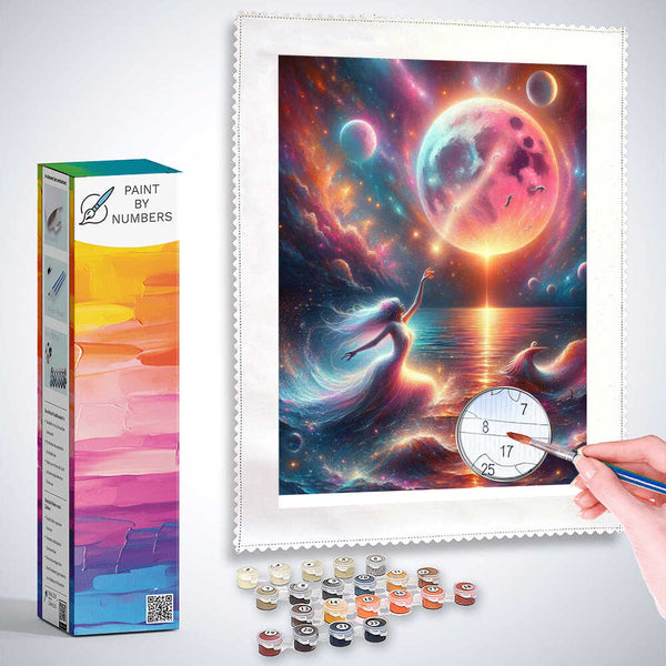 Paint by Numbers - Mermaid Moon