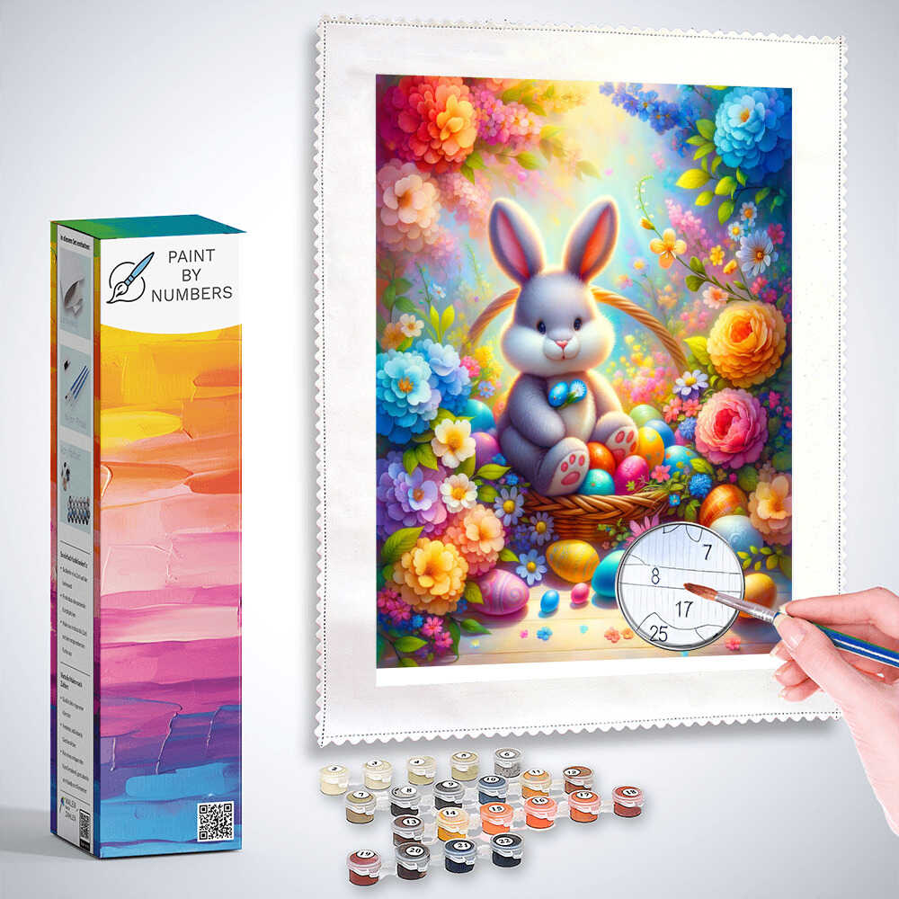 Paint by Numbers - Big Colorful Easter Basket