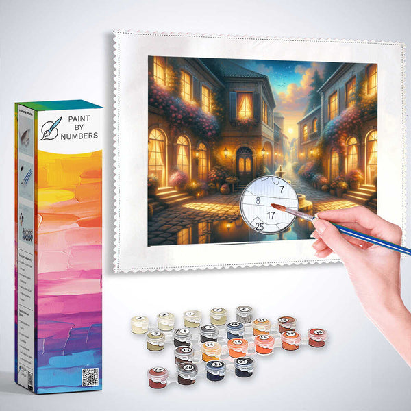 Paint by Numbers - Romantic fountain
