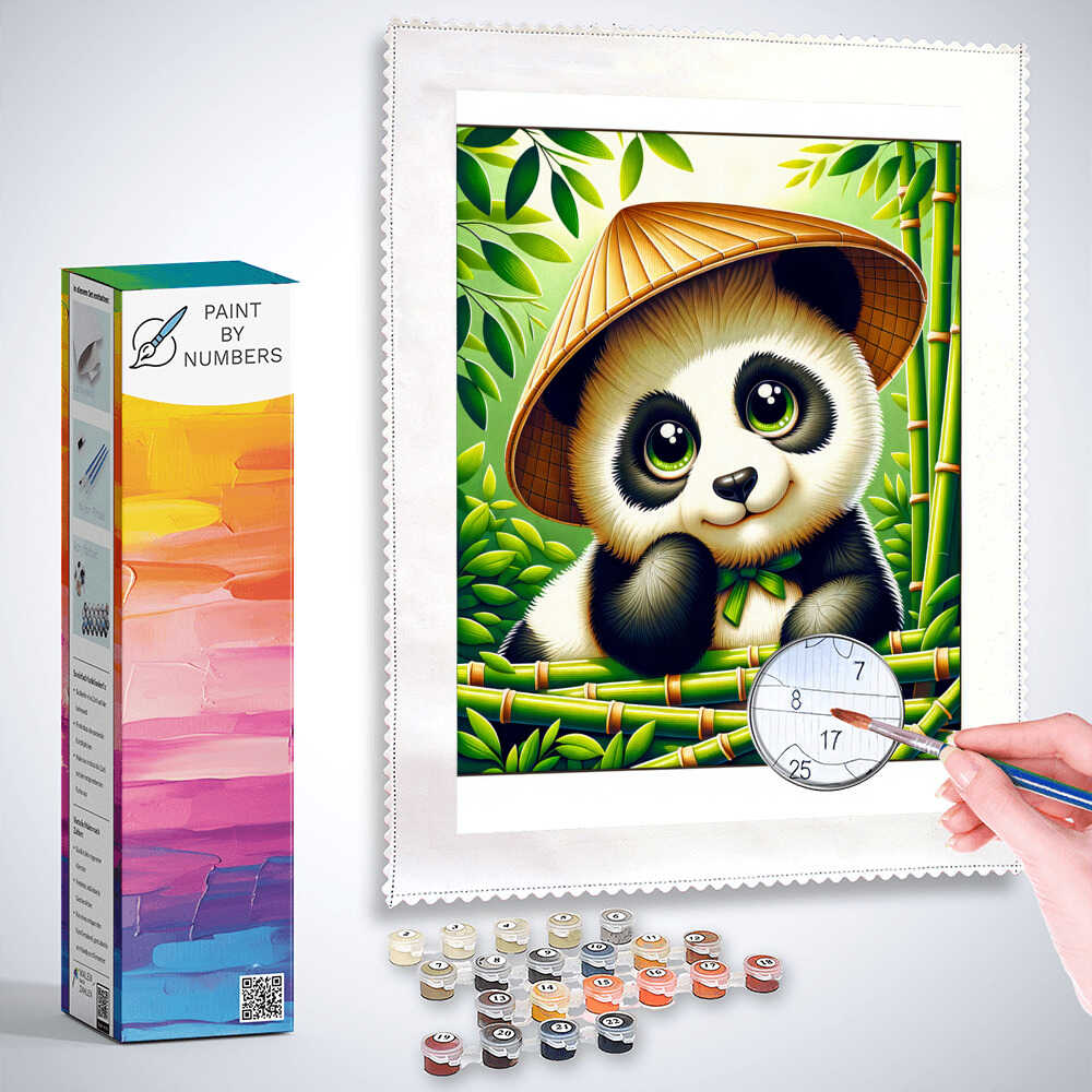 Paint by Numbers - Little Panda