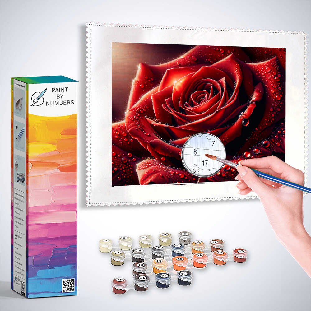 Paint by Numbers - Elrose Red