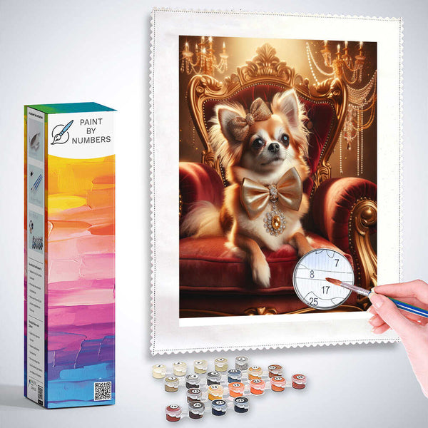 Paint by Numbers - Chihuahua Throne