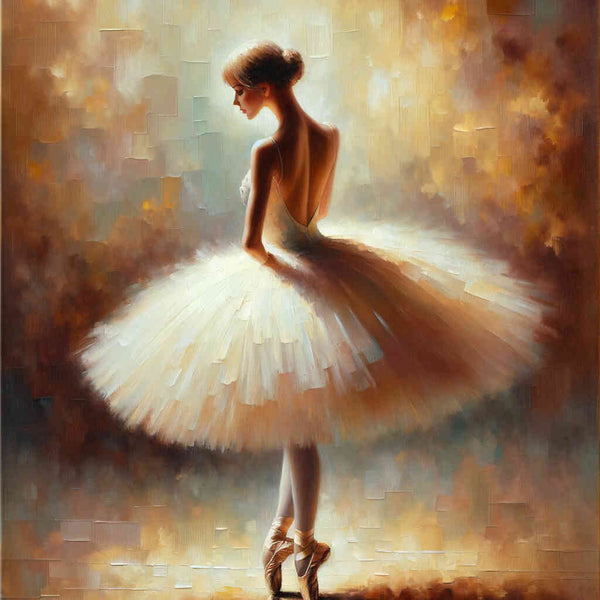 Ballerina, sitting - Paint by Numbers