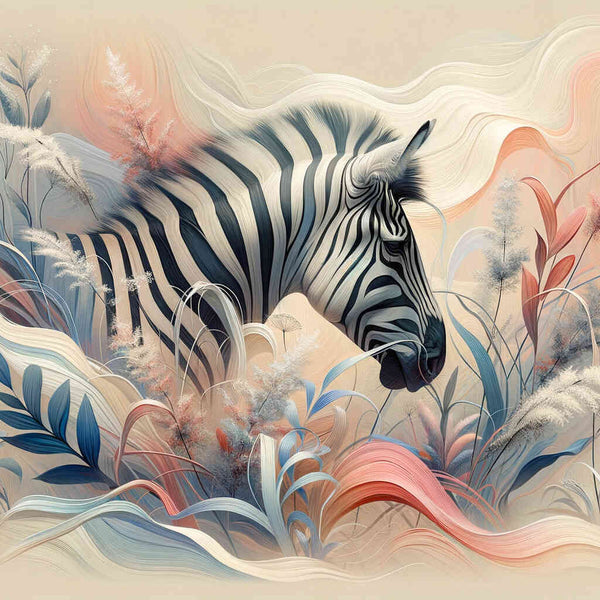 Zebra appears - Paint by Numbers