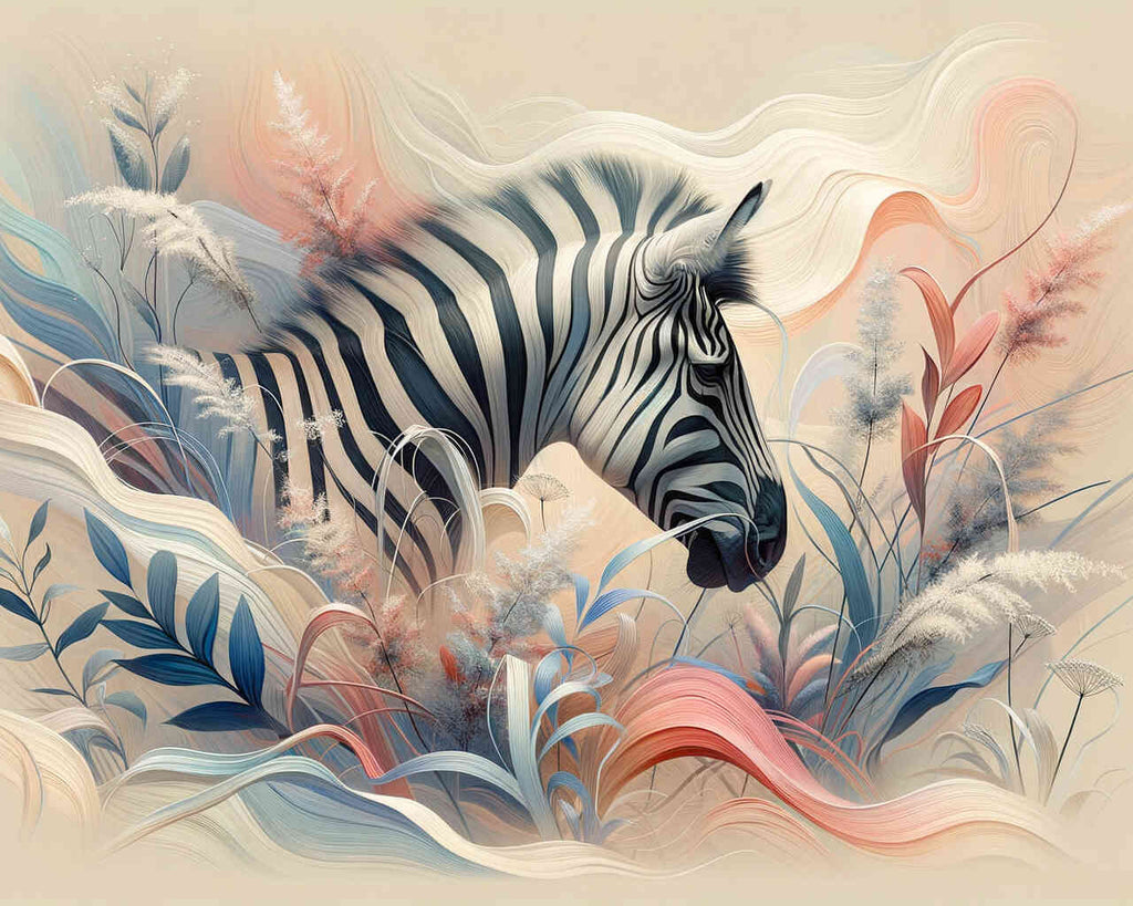 Zebra appears - Paint by Numbers