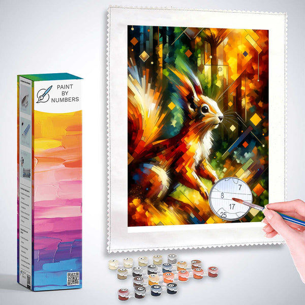 Paint by Numbers - Squirrel Makes Man