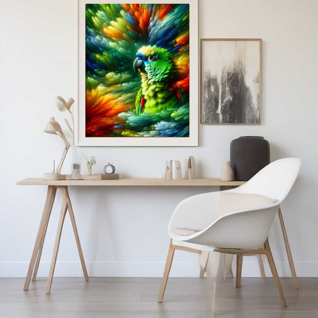 Paint by Numbers - Gruner Parrot