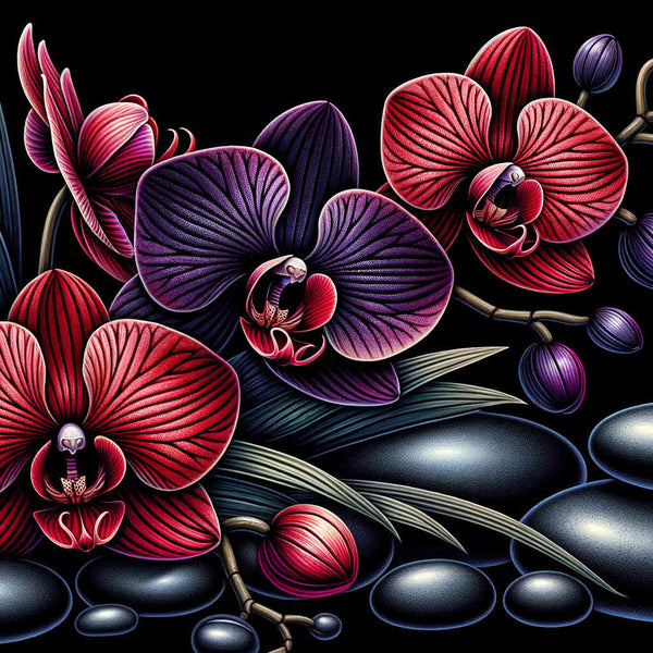 Paint by Numbers - Orchid, large