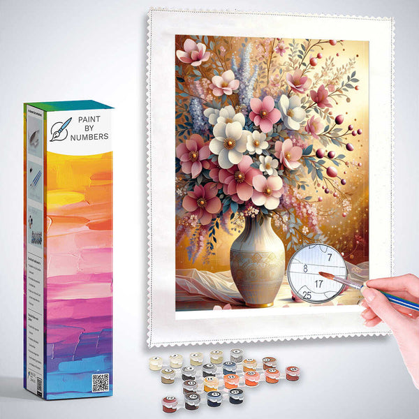 Paint by Numbers - Flower Arrangement