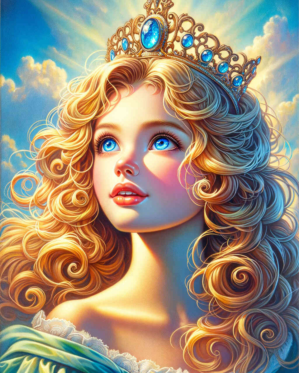 Paint by Numbers - Girl with tiara