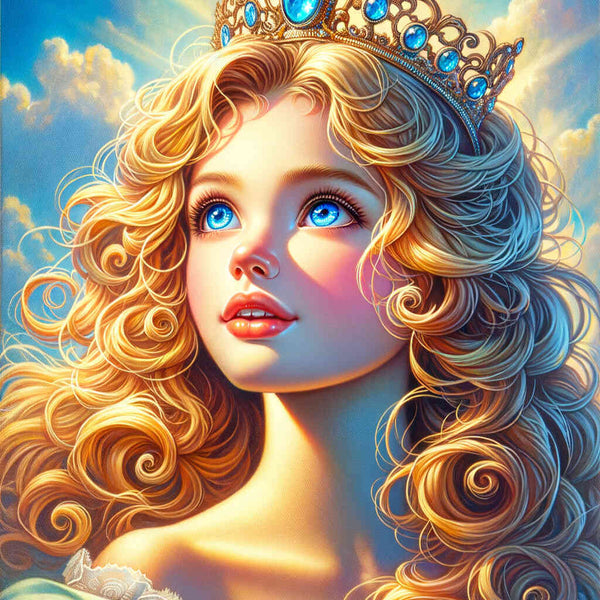 Paint by Numbers - Girl with tiara