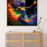 Diamond Painting - Universum Frau - gedruckt in Ultra-HD - Menschen, Neu eingetroffen, Quadratisch