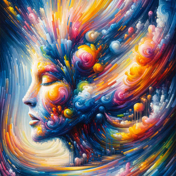Paint by Numbers - Colorful made up face