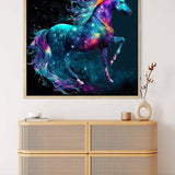 AB Diamond Painting - Stolzes buntes Einhorn - gedruckt in Ultra-HD - AB Diamond, Einhorn, Fantasy, Neu eingetroffen, Quadratisch