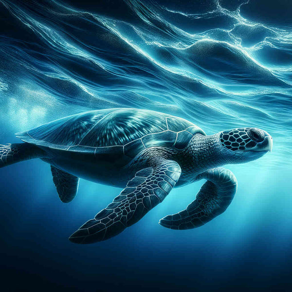 Paint by Numbers - Turtles in the Ocean