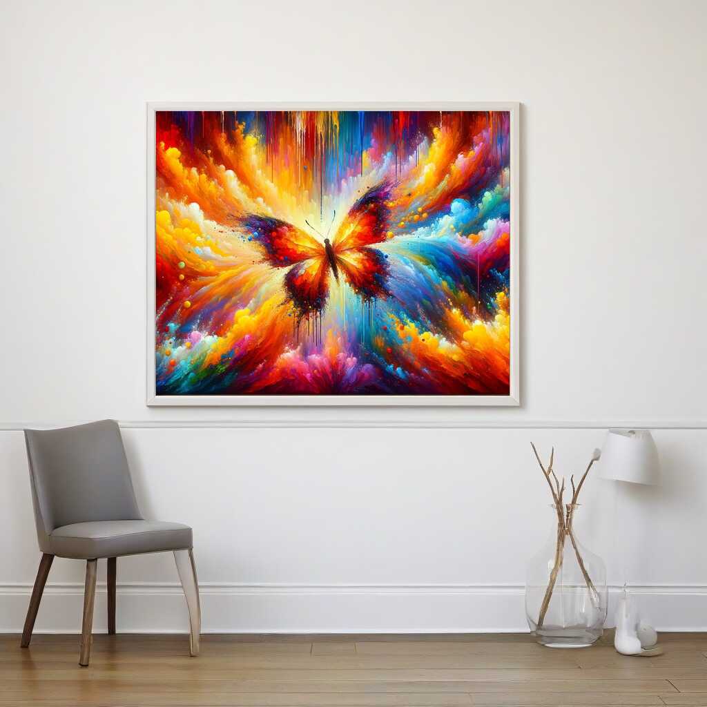 Paint by Numbers - Abstract Butterfly