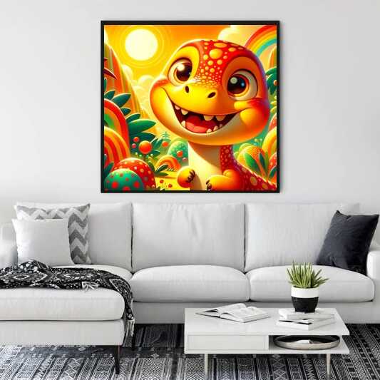 Rexi dinosaur - Paint by Numbers