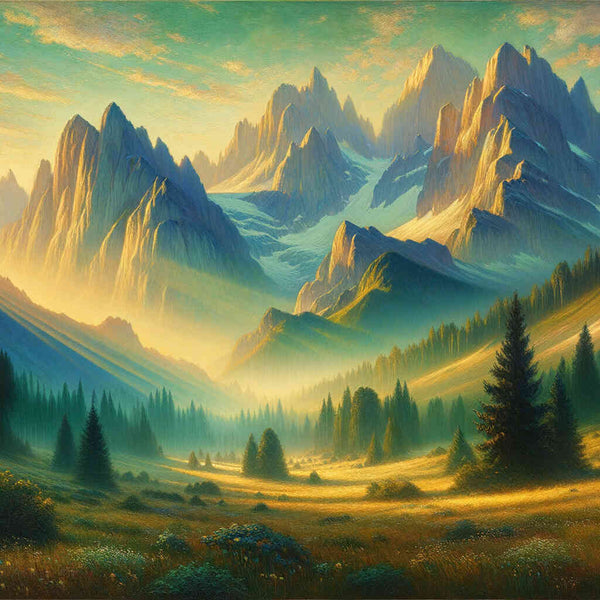 Mountains - Paint by Numbers