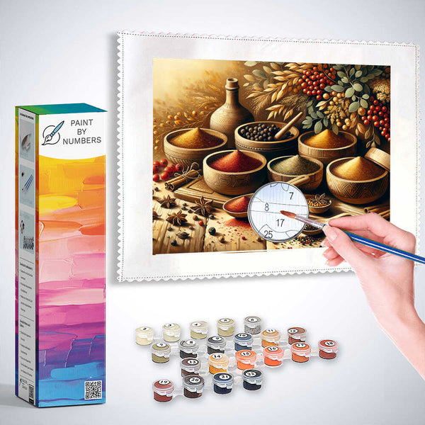 Paint by Numbers - Spice table