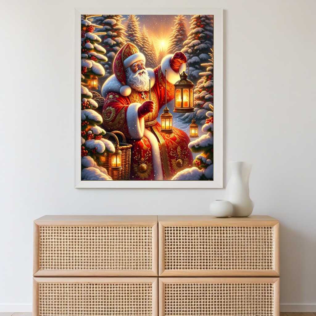 Paint by Numbers - Santa Fall Tree