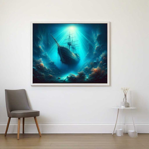 Shipwreck, under water - Paint by Numbers