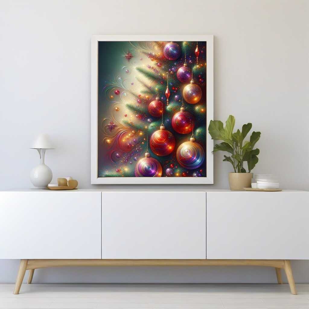 Paint by Numbers - Christmas Tree Ornaments