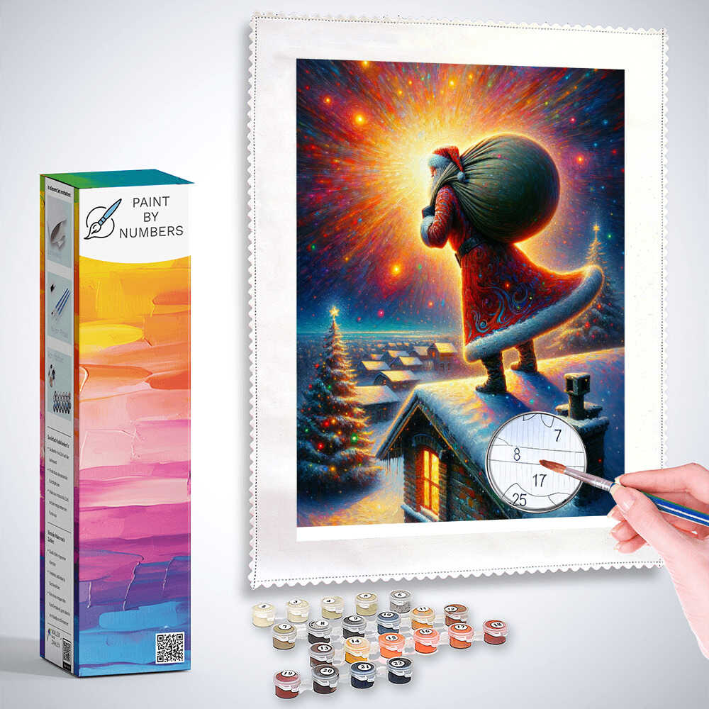 Paint by Numbers - Full Santa Claus