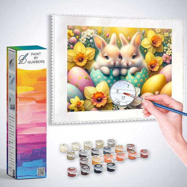 Paint by Numbers - Bunny eggs