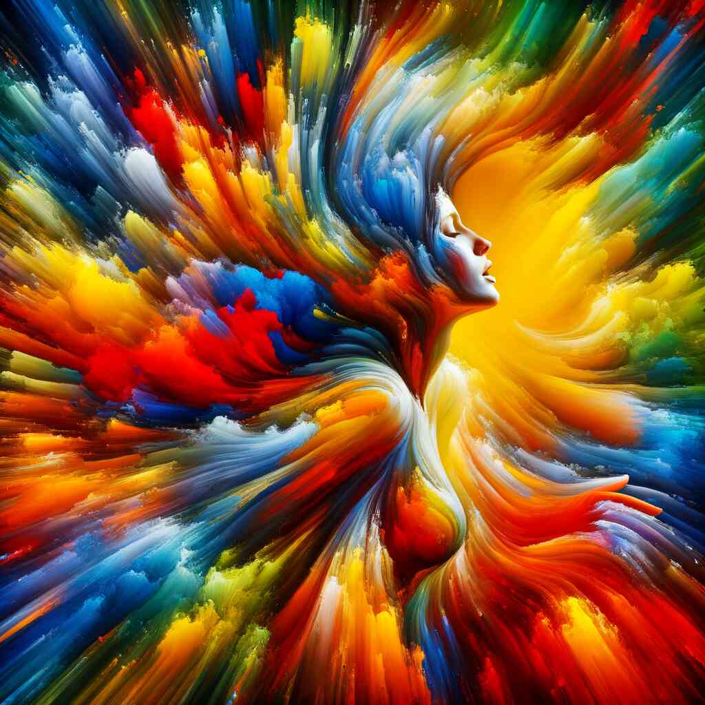 Paint by Numbers - Woman Abstract colorful – DIY Paint by Numbers