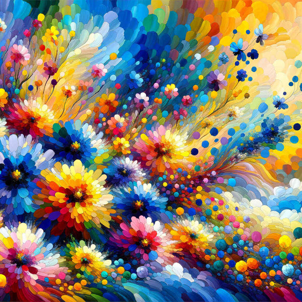 Paint by Numbers - Colorful Flower Dream