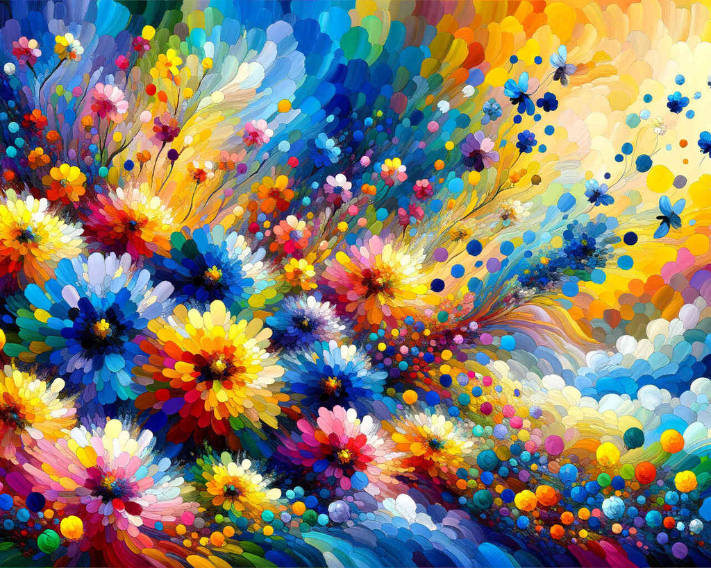 Paint by Numbers - Colorful Flower Dream