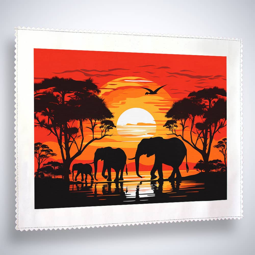 Elephants, Africa - Paint by Numbers