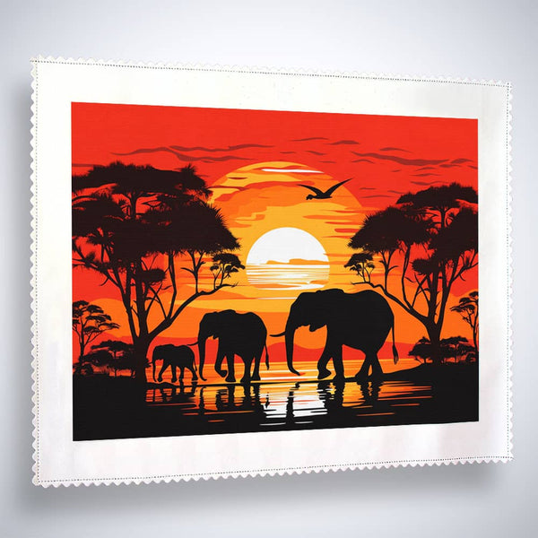 Elephants, Africa - Paint by Numbers