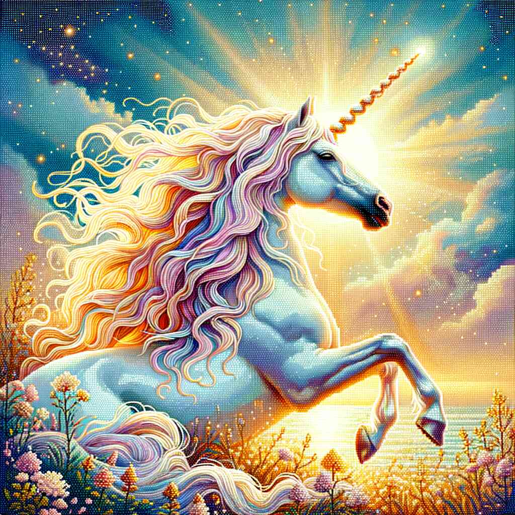 Paint by Numbers - Beautiful unicorn