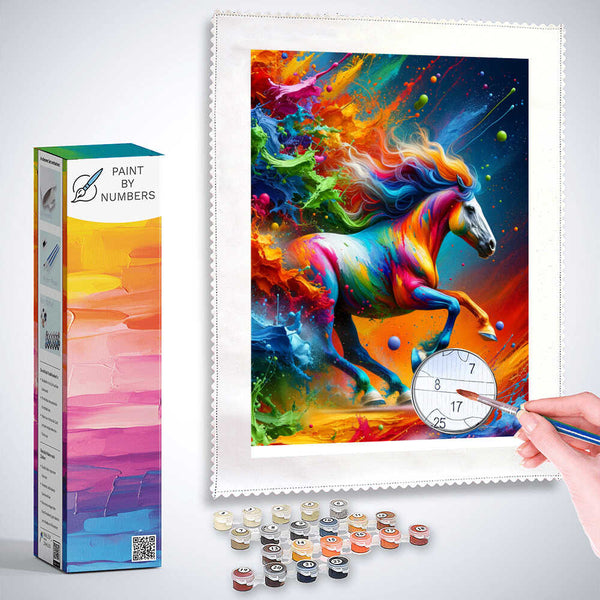 Paint by Numbers - Horse Color Flash