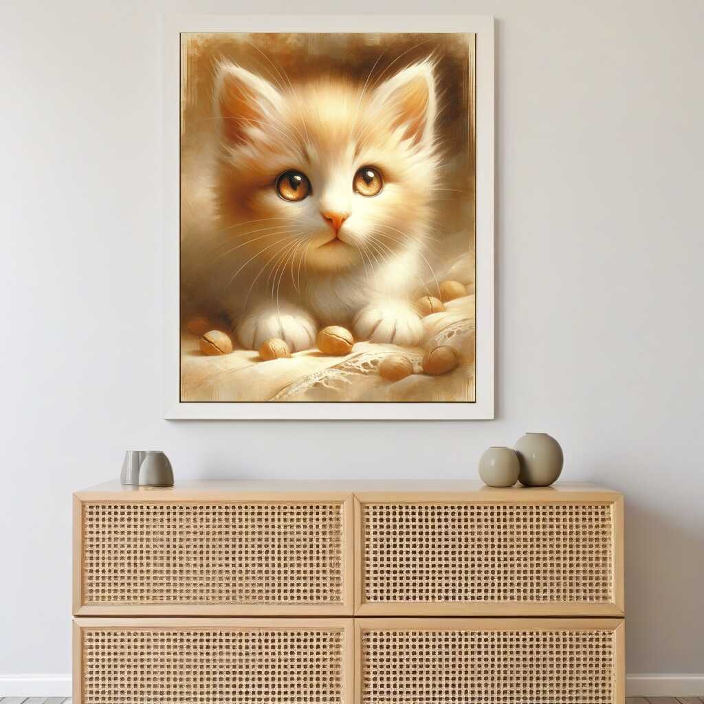 Paint by Numbers - Playing Cat