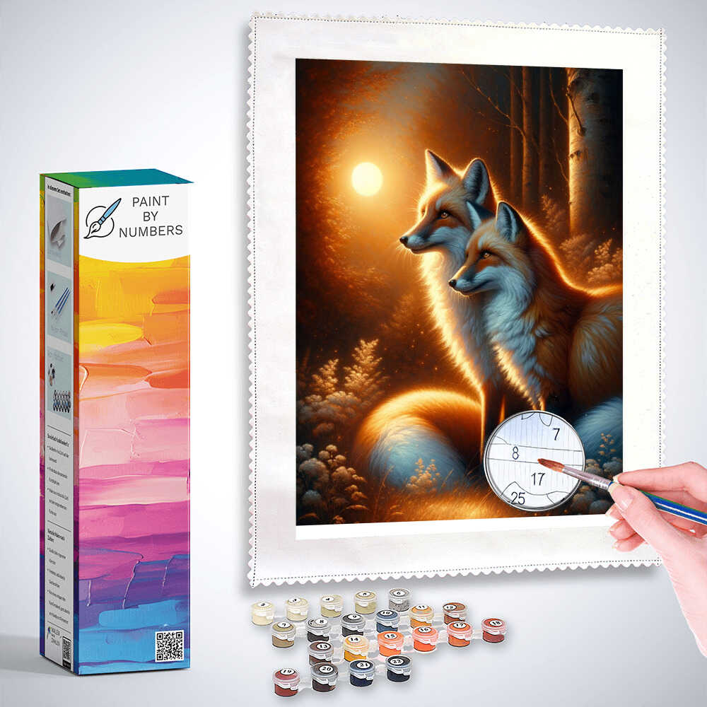 Paint by Numbers - Fox Parchment