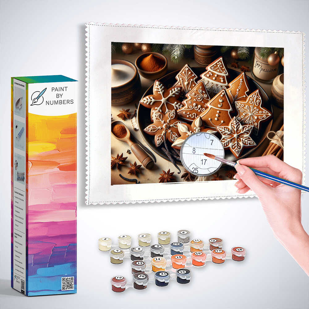 Paint by Numbers - Gingerbread